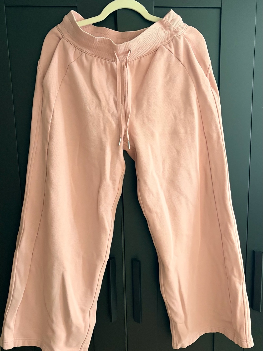 Lululemon Scuba Mid-Rise Wide-Leg Pant Pink Haze Size M